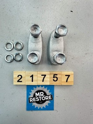 Yamaha TY250 RD400 YZ400 YZ250 DT400 DT250 TT500 OEM Pair of Handlebar Holders