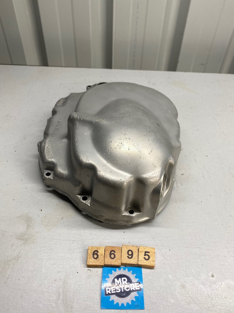 Honda XL 175 Magnesium Engine Side Cover - Vapour Blasted - VMX Classic
