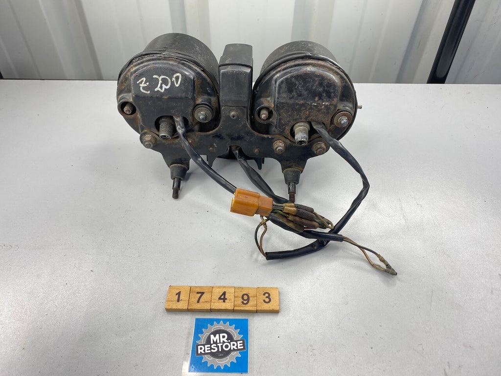 Kawasaki Z200 Dashboard Meters Instruments KMH - Tested