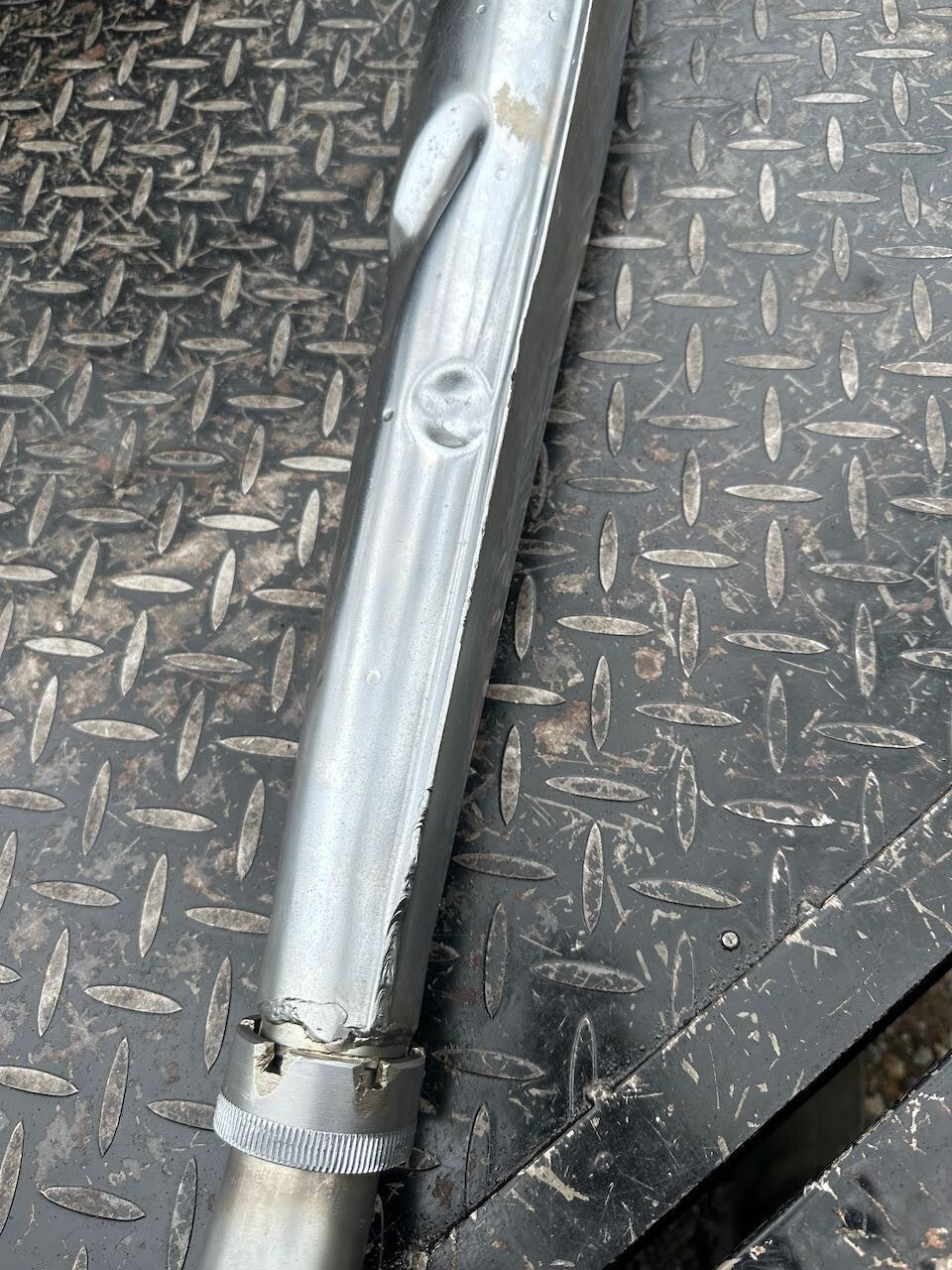 Suzuki GT250 L/H Exhaust Pipe Silencer Muffler & Baffle