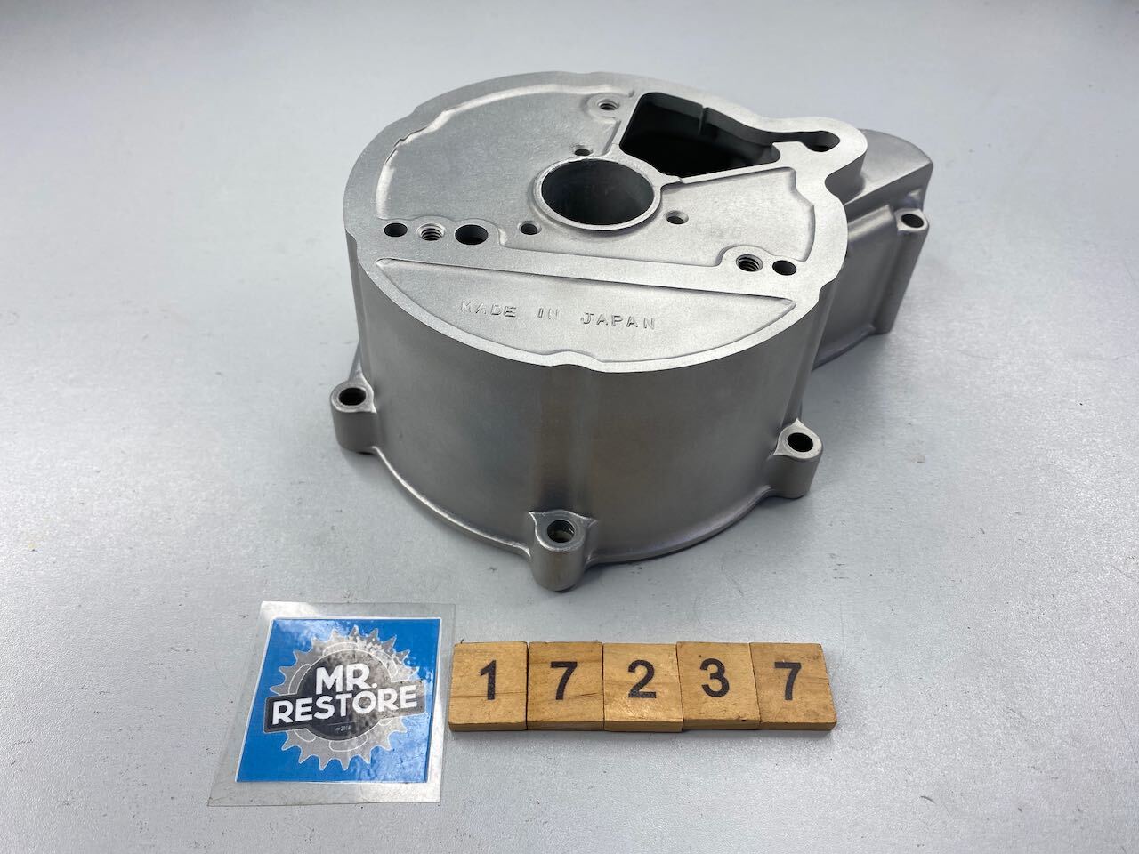Kawasaki Z250A Engine Crank Case Generator Cover - Vapour Blasted