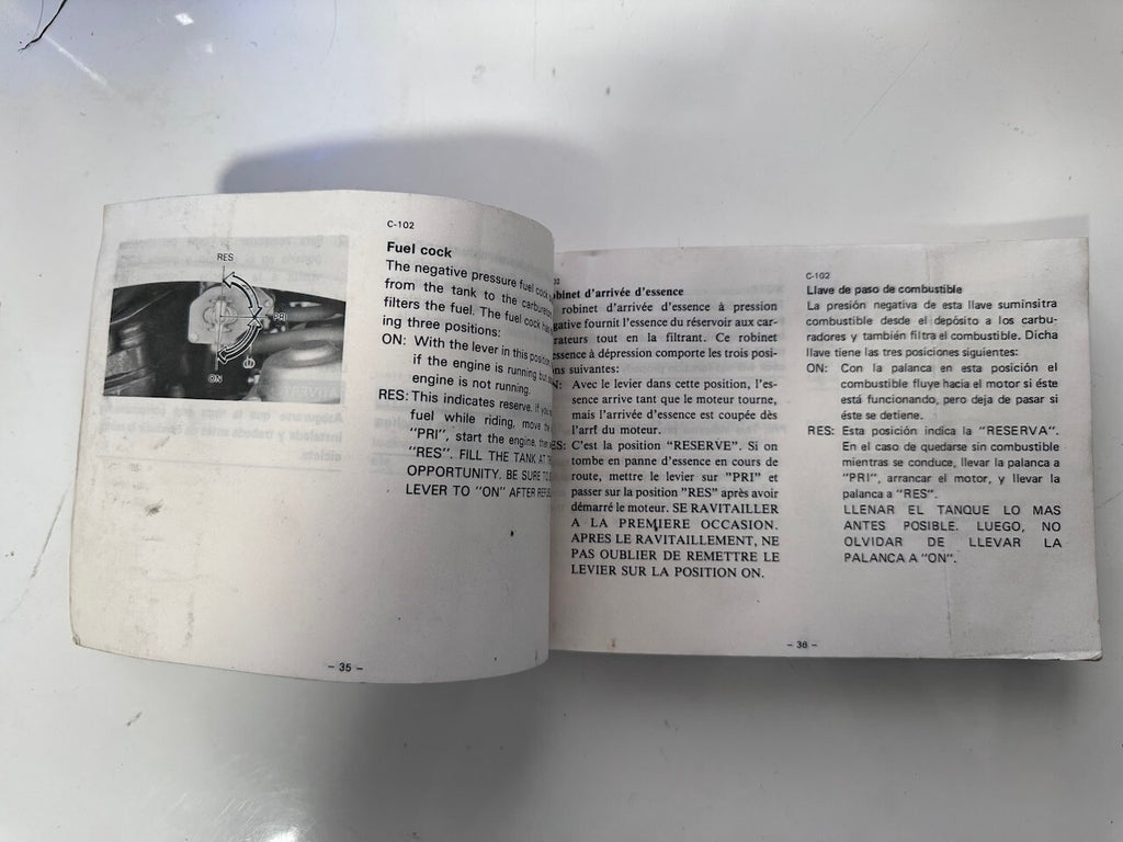 Yamaha XJ600 RL 1983 Owners Manual Handbook