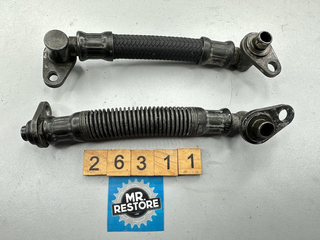 Honda CBX750 CB700 Nighthawk Pair of Oil Pipes