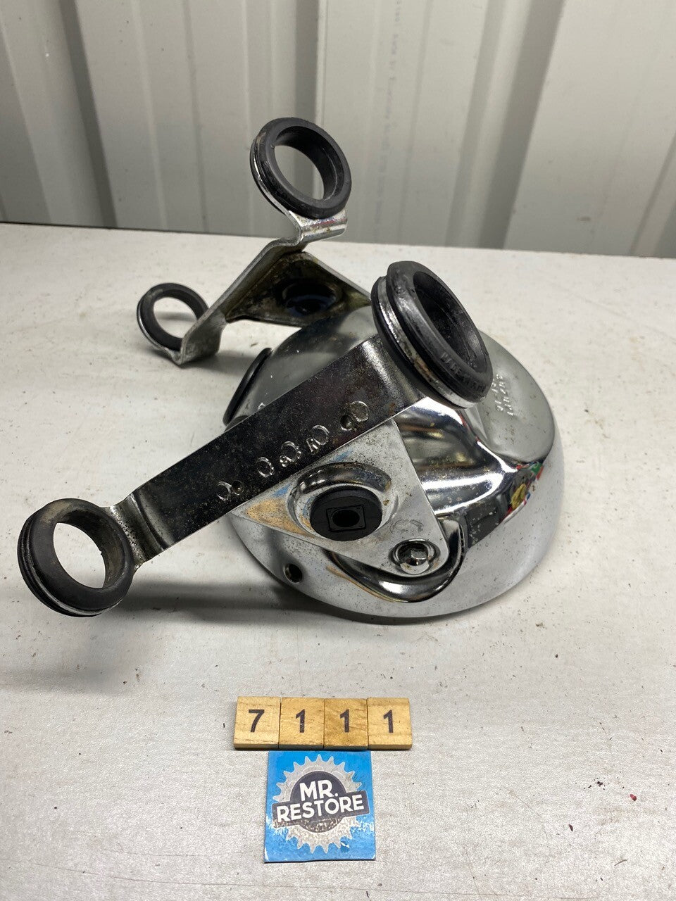 Suzuki GN250 GN400 Chrome Headlight Bowl & Brackets OEM