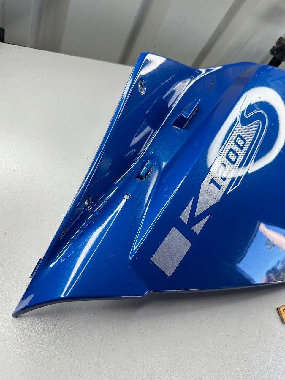 BMW K1200S 03-08 Left Tank Trim Panel Fairing Cowl (needs minor plastic repair)