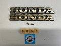 Honda VF750SC Pair of Tank Badges & Screws (Original)