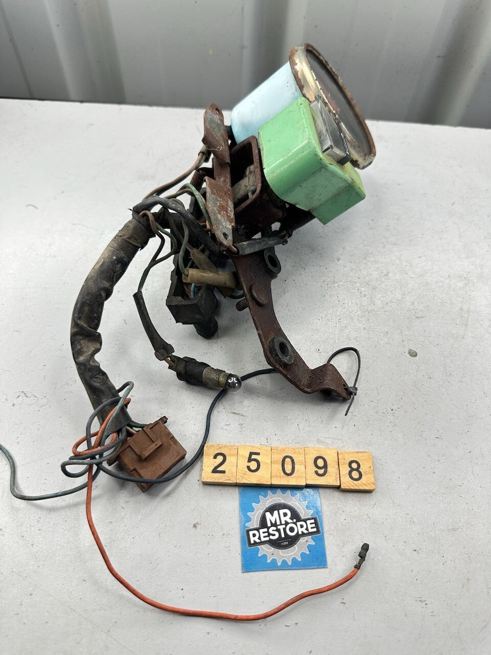 Honda CX500 Tachometer, Fuel Gauge & Mount Bracket