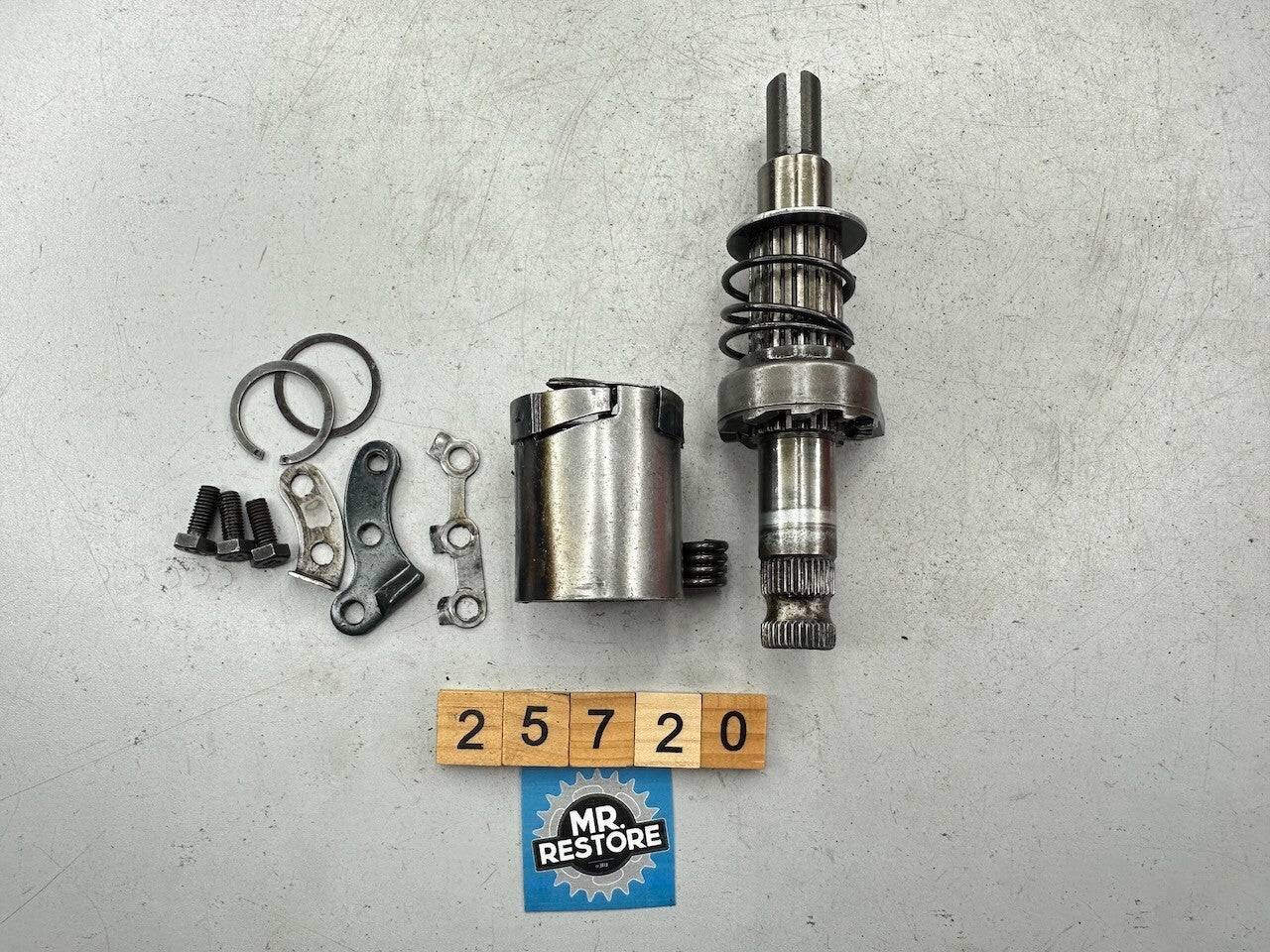 Yamaha TY250 1974-77 Kick Start Shaft & Parts 434-15661