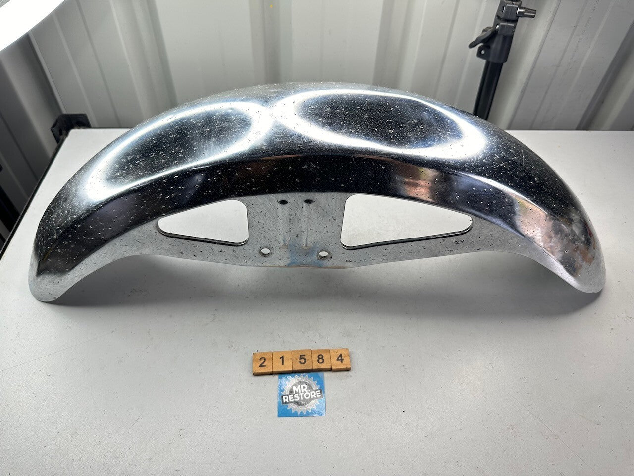 Vintage Japanese Motorcycle Front Mudguard (Possible Kawasaki)