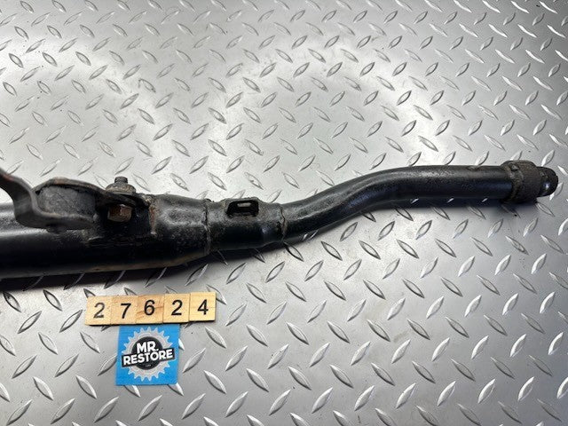 Yamaha TY250 1974-77 OEM Rear Exhaust Muffler Silencer, Baffles & Brackets
