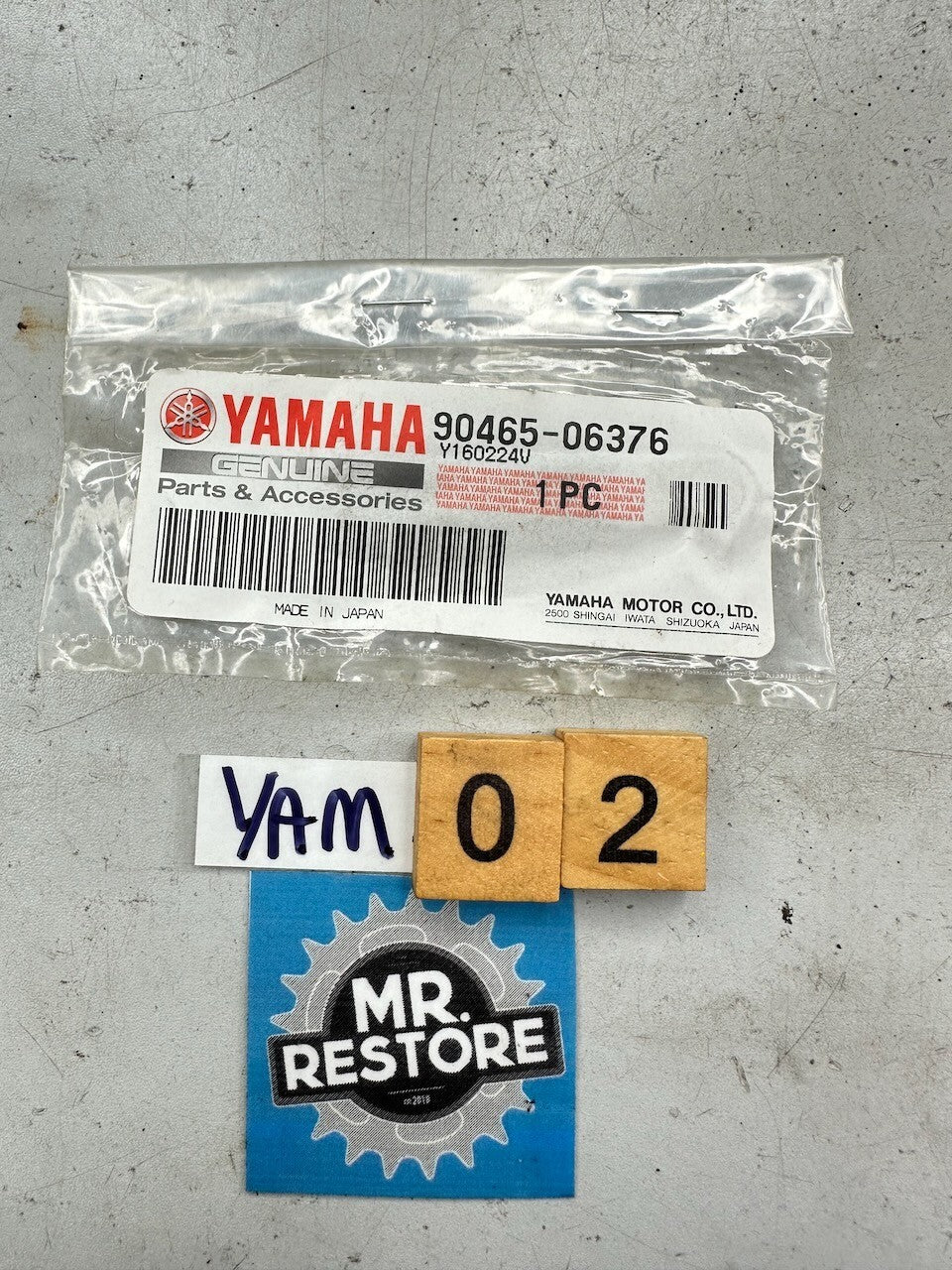 Yamaha NOS OEM Many Models Clamp 90465-06376  90465-06376-00