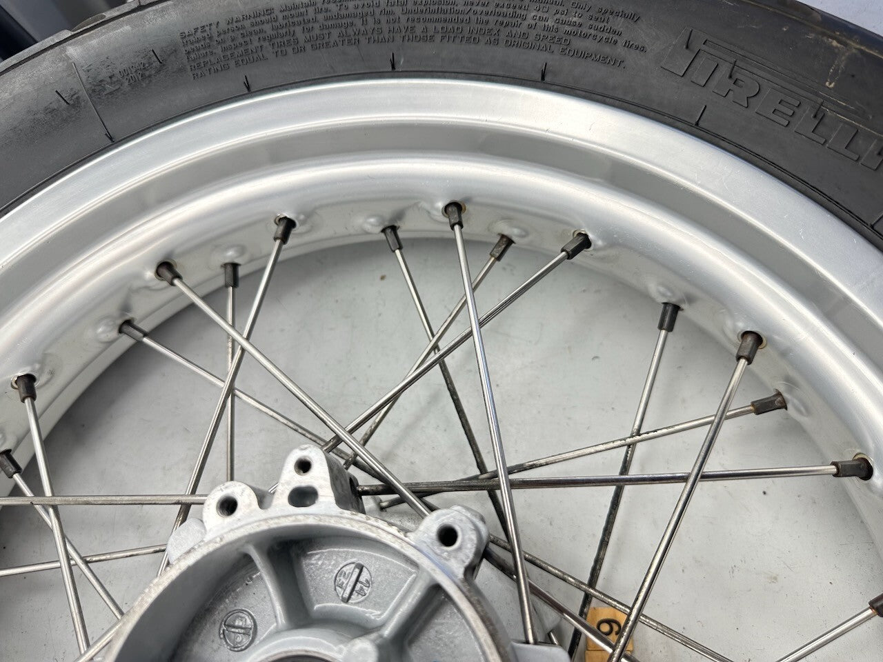 BMW G650GS 2010-16 17" OEM Spoked Rear Wheel