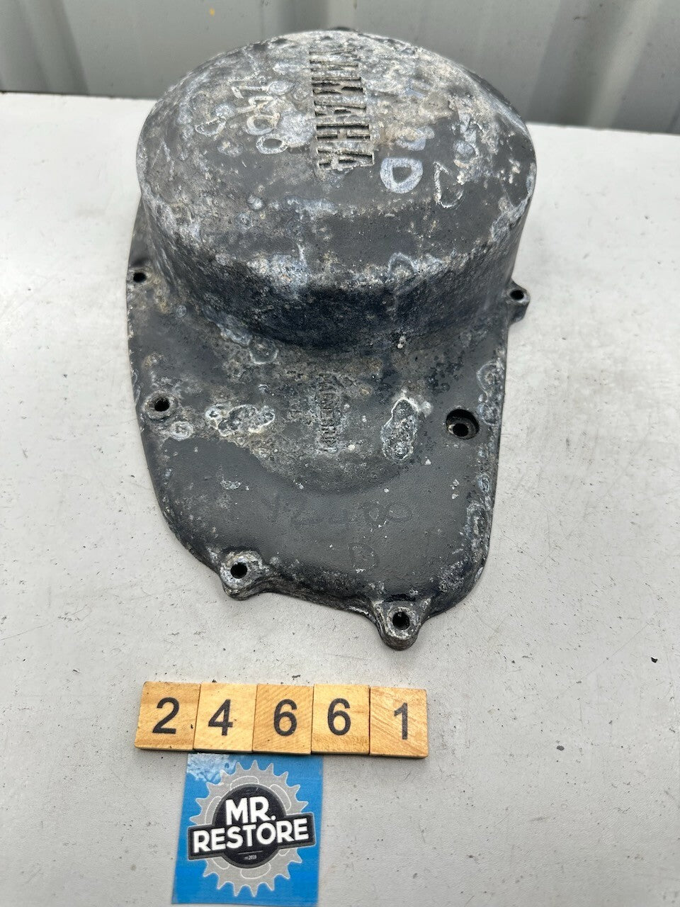 Yamaha YZ400 D YZ250 1977 Clutch Crankcase Cover 3 1W4-15431-00
