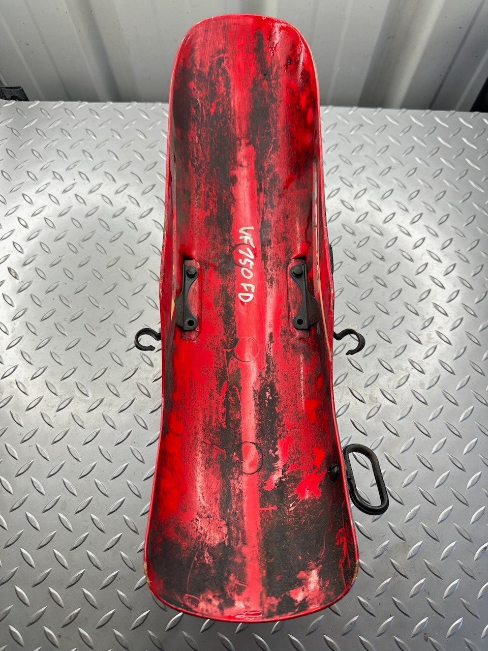 Honda VF750 OEM Front Mudguard Fender & Brace - No Cracks