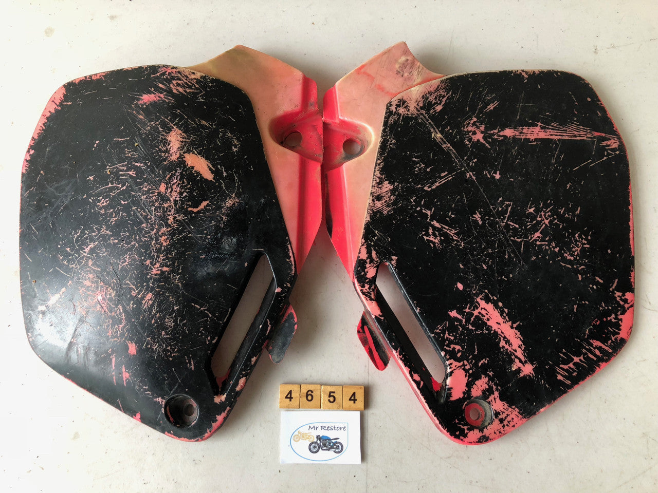 Honda Motorcycle VMX Side Panels - Pair - 1990-91 (possibly CR250)