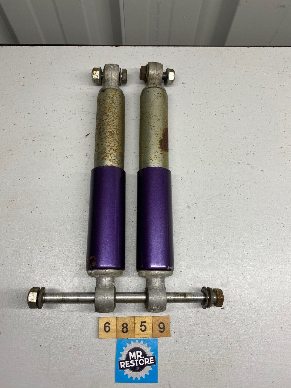 Suzuki U50 Rear Shock Absorbers (pair) & OEM Bolts