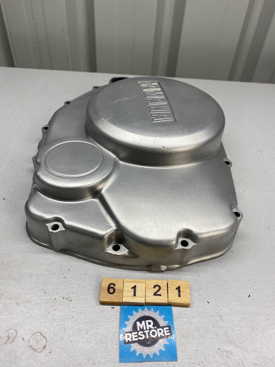 Yamaha XS 400 Side Cover - Vapour Blasted