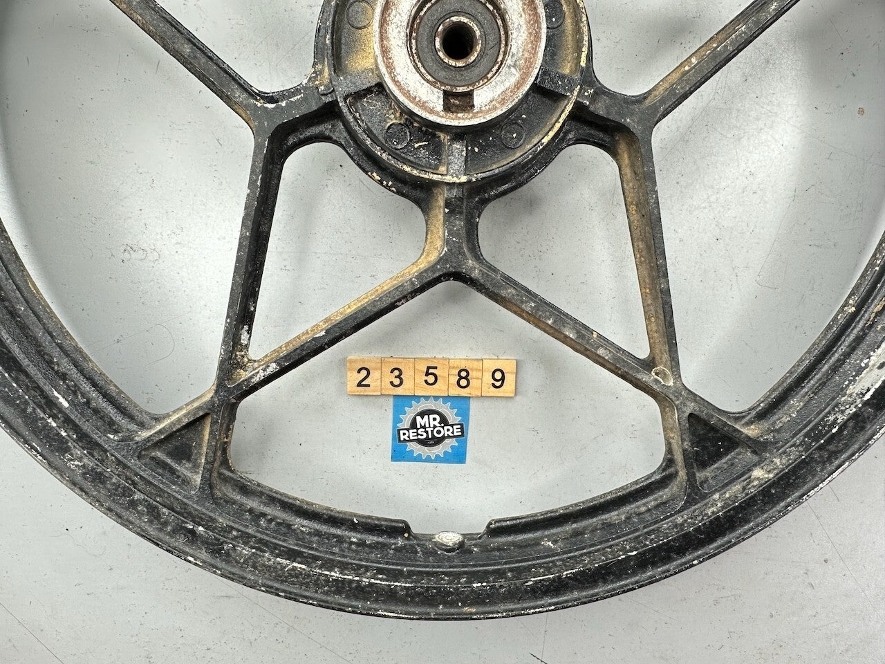 Suzuki Classic Vintage Rear Wheel (GS ? GT200 ? GSX ?) 18x1.60 (Dated Sep 1982)