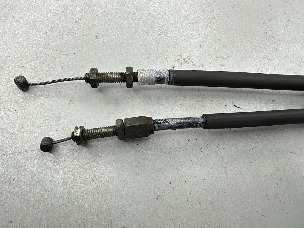 Kawasaki GPZ1000RX ZX1000 1986-88 OEM Throttle Cables 54012-1295  54012-1296