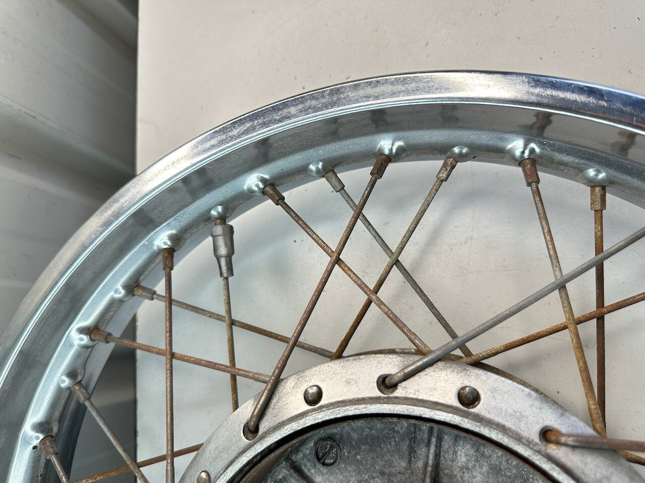Kawasaki KH500 OEM Takasago 18" Rear Wheel