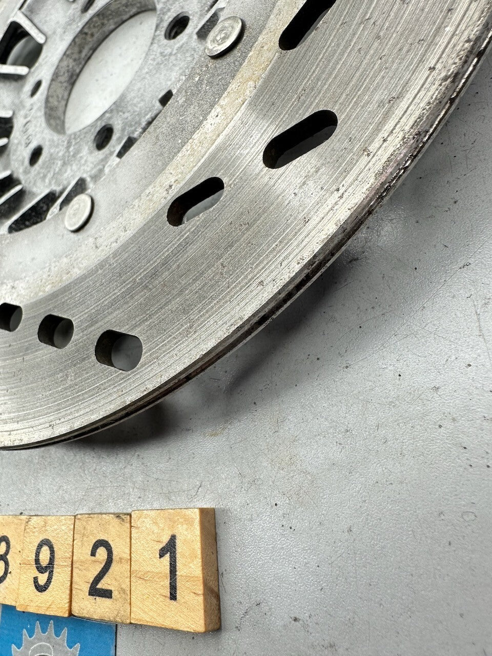 Suzuki RG250 OEM Right Hand Front Brake Disc With 4.85 Remaining