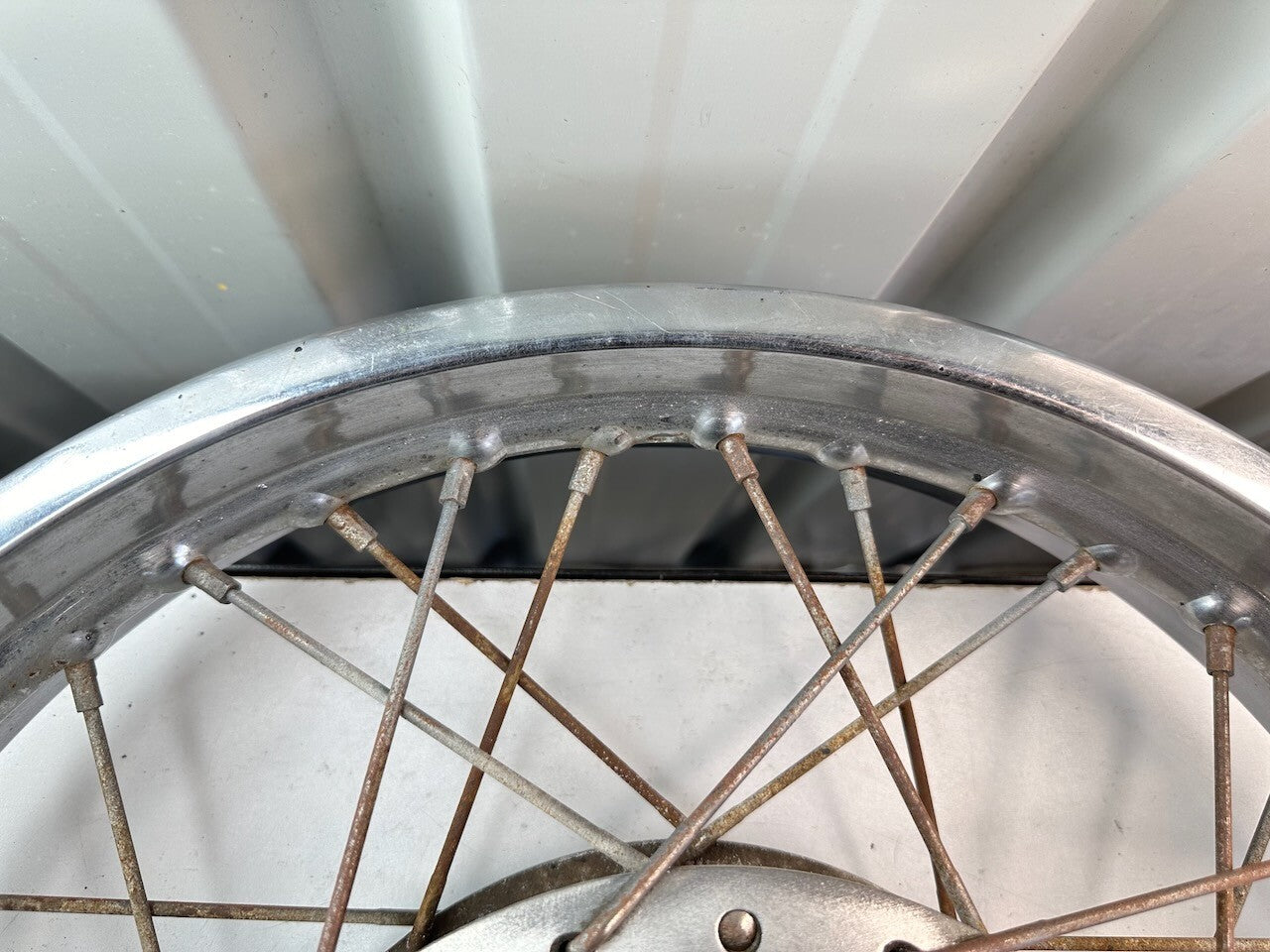 Kawasaki KH500 OEM Takasago 18" Rear Wheel