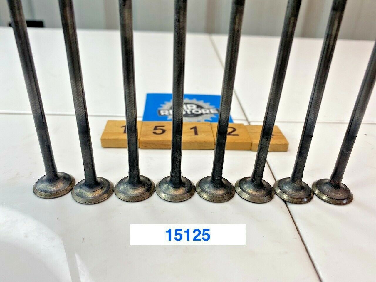 Suzuki GSX250F Across - Set of 8 Exhaust Valves 12912-05C01