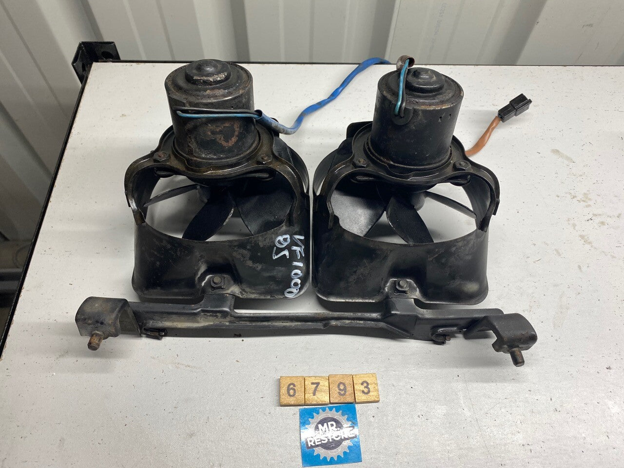 Honda VF1000 F Interceptor 1985 Pair of Cooling Fans - Tested