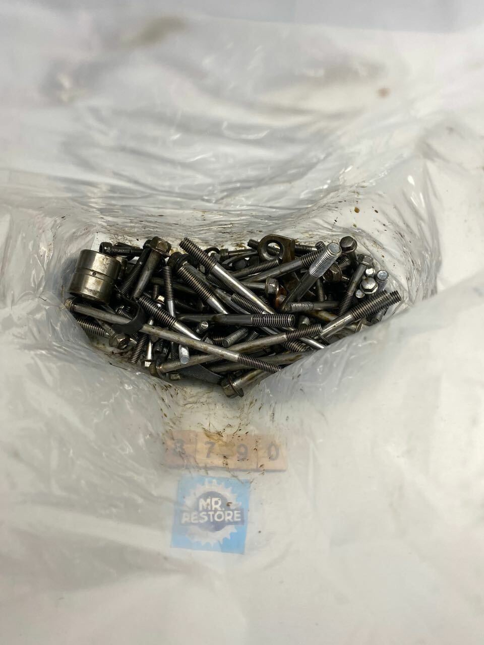 Yamaha XJ900S Diversion Total Stripdown Engine Nut, Bolt, Spacers, clips. 1.6KG