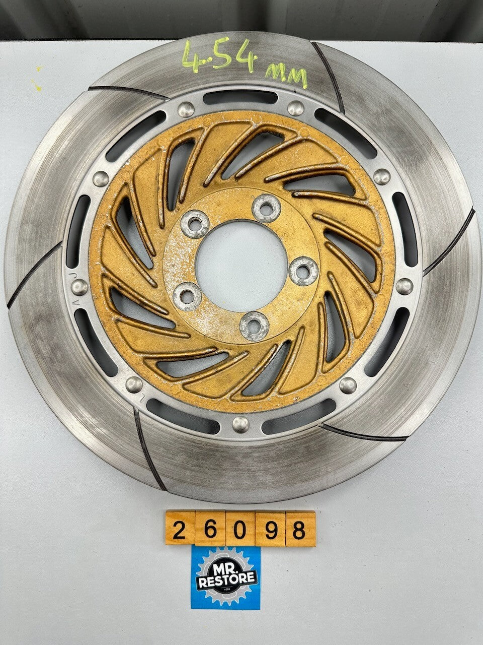 Honda VF750 FD OEM Front Left Brake Disc Rotor with 4.54mm Remaining
