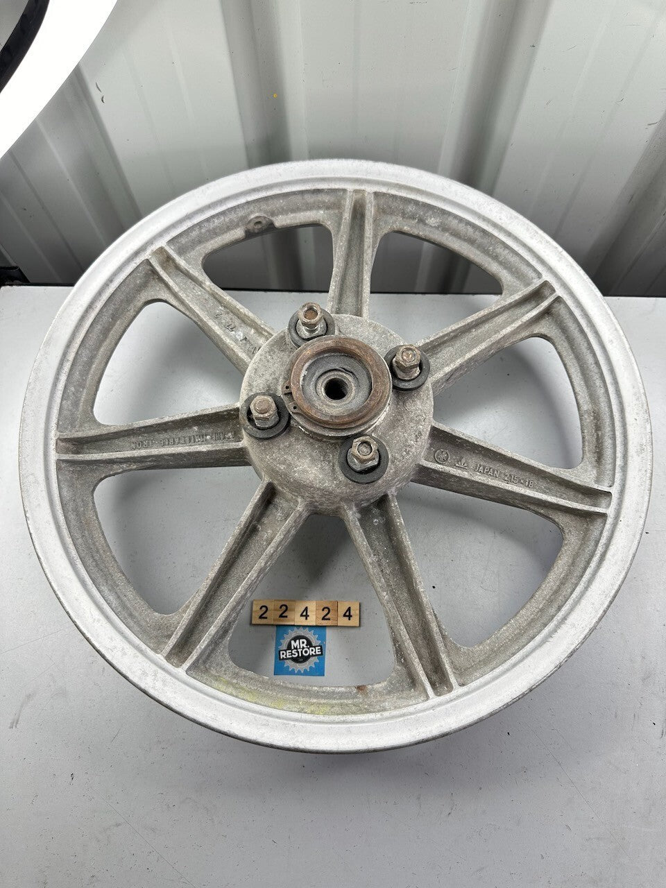 Yamaha 18 x 2.15 Vintage Rear Alloy Wheel (RD400 Daytona? XS ?)
