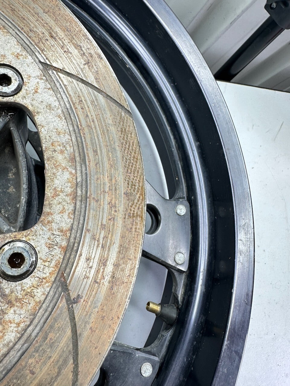 Honda CBX750F Rear Wheel 18 x 3.00 (Stamped December 1983)