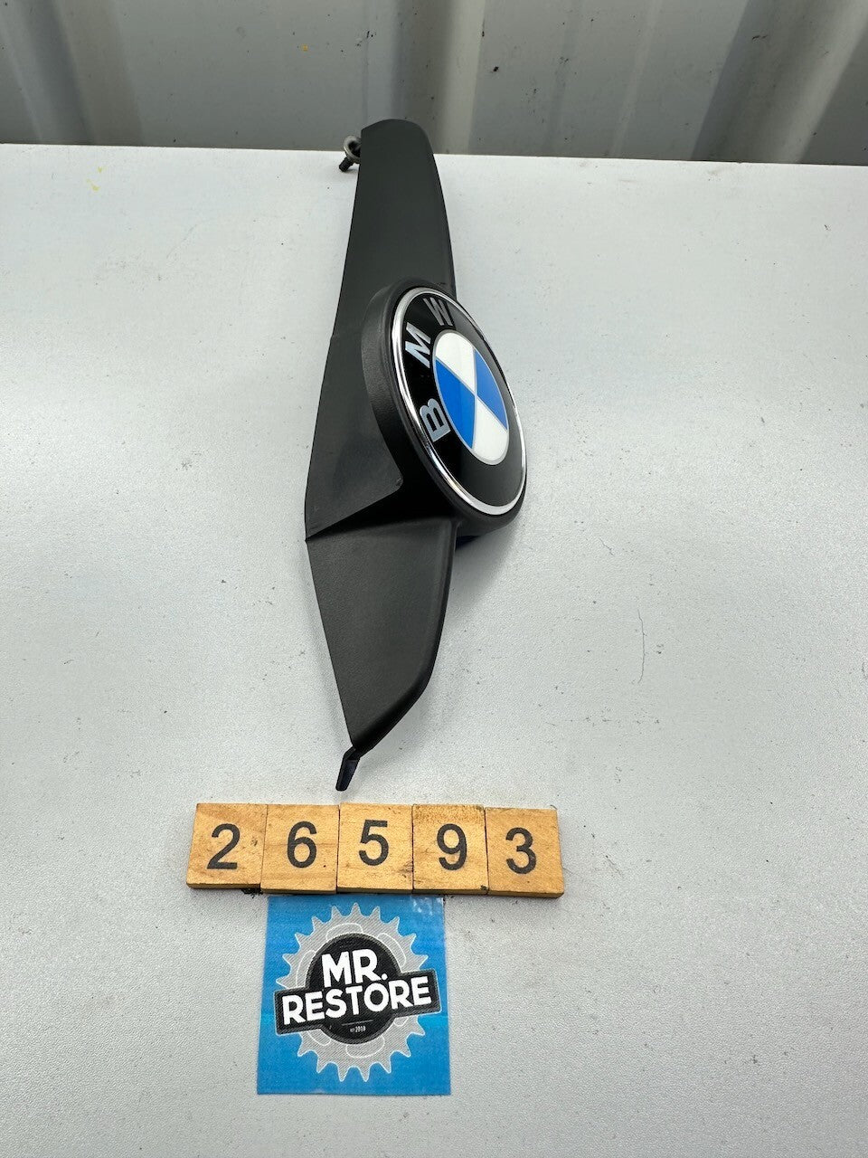 BMW K1200S '03-08' Left Tank Trim Panel Plaque Holder & Badge 46637677779
