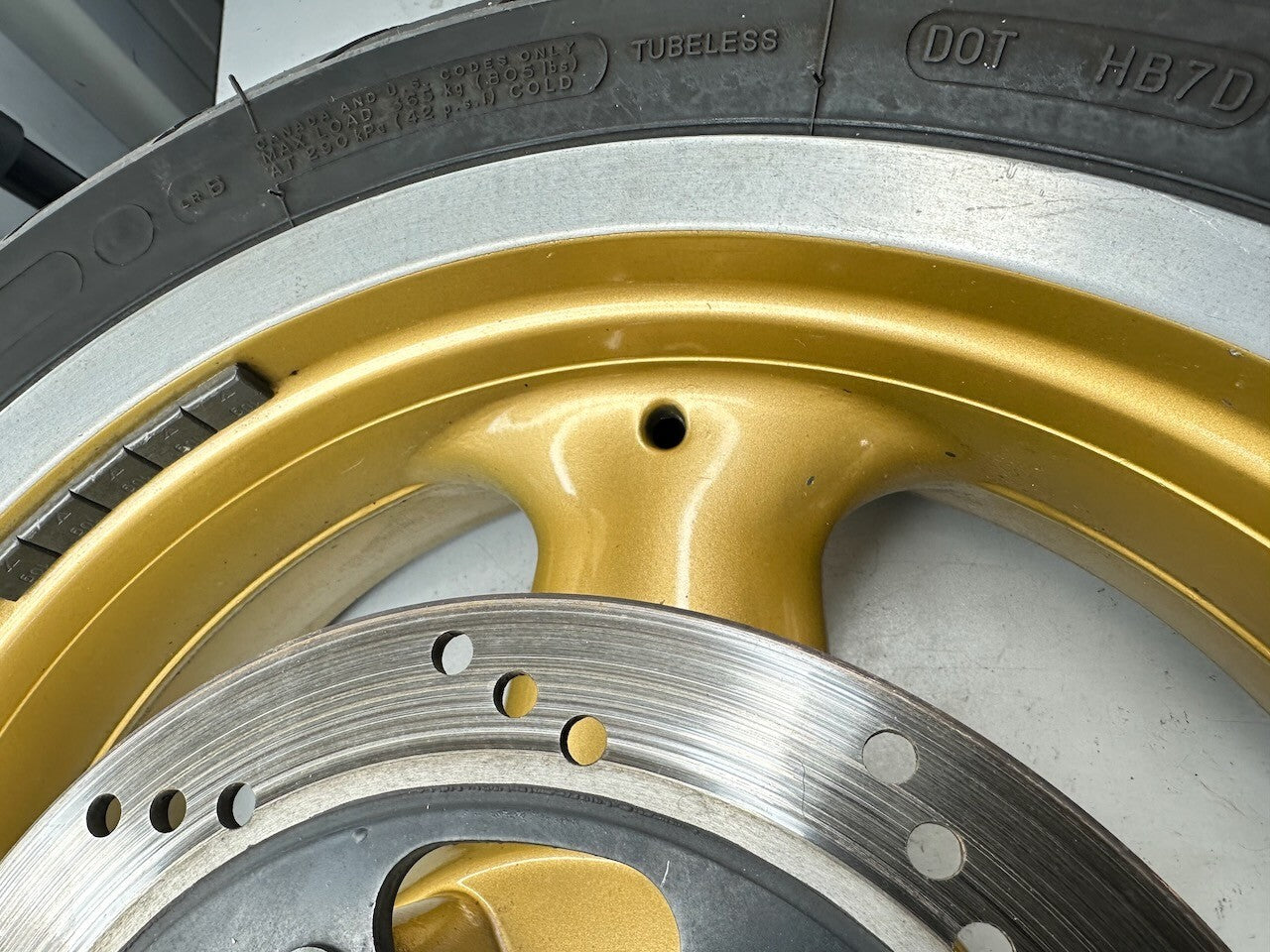 Triumph Speed Triple T300 - 17 x 5.50 Rear Wheel in VGC