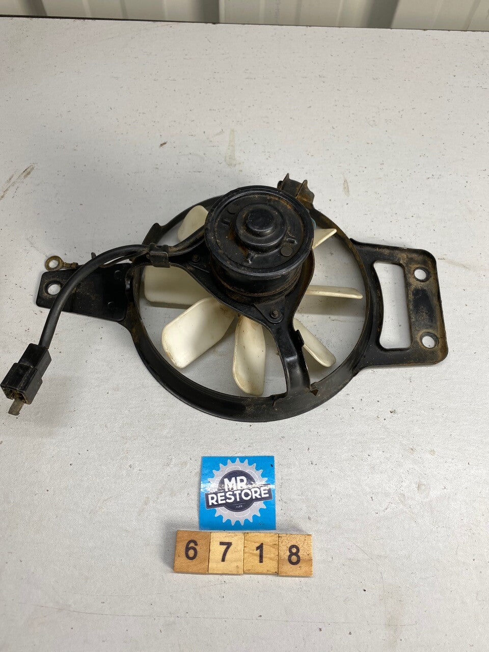 Kawasaki ZR 250 Balius Radiator Cooling Fan 59502-1096 - Tested