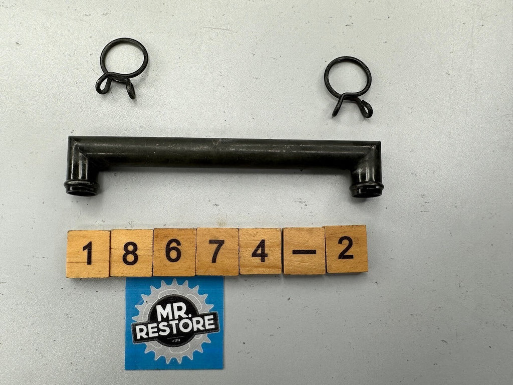 Kawasaki KR250A 1984-1986 Tandem Twin Intake Balacing Tube & Pair of Clips