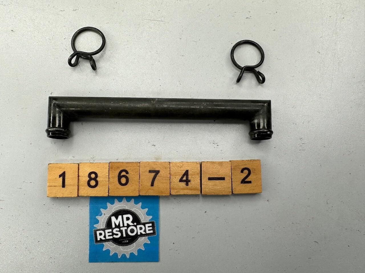 Kawasaki KR250A 1984-1986 Tandem Twin Intake Balacing Tube & Pair of Clips