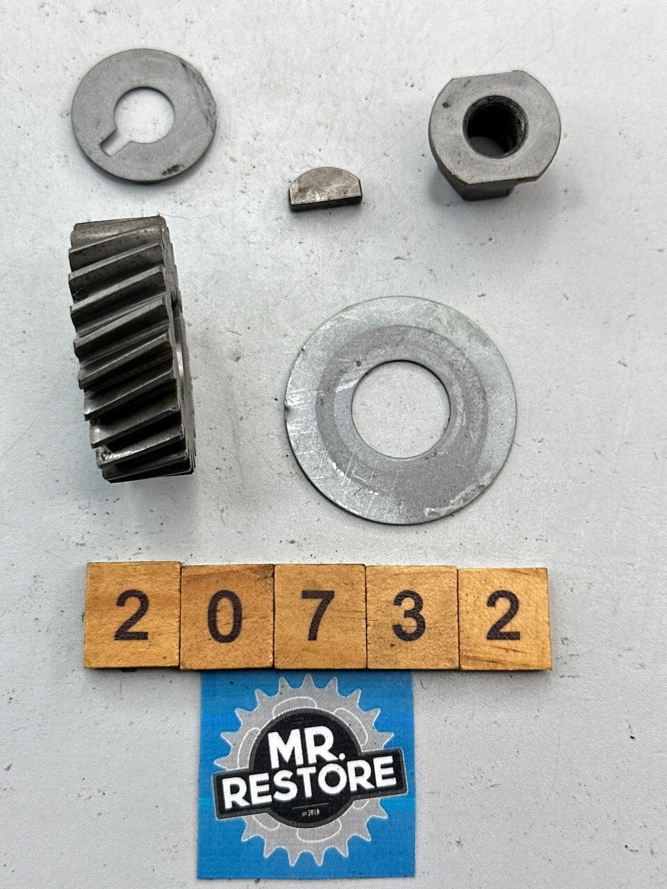 Suzuki RG250 1986-87 Crankshaft Primary Driven Gear & Components 21111-16710