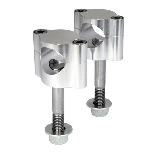 Bikeit 22.2mm CNC Aluminium Motorcycle Bar Clamp Risers (Barris12)