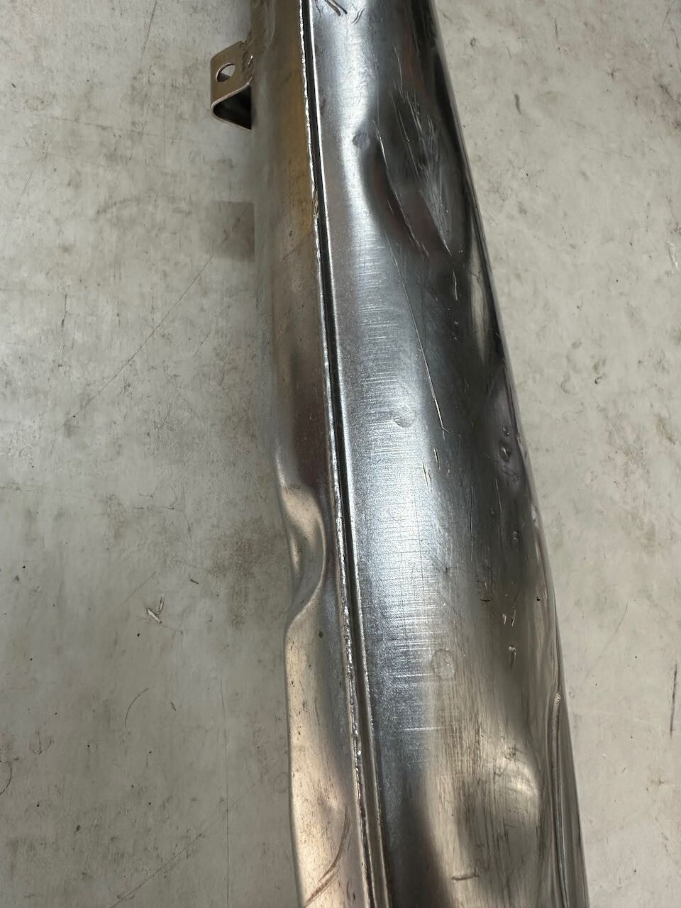 Suzuki T250 R/H Exhaust Pipe Silencer Muffler & Baffle