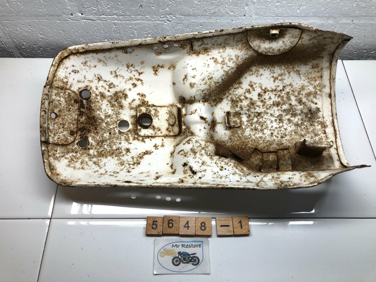 Honda XL185 S Rear Mudguard Fender OEM