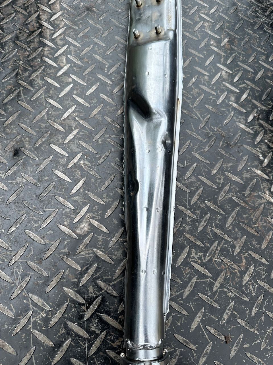 Suzuki GT250 R/H Exhaust Pipe Silencer Muffler & Baffle