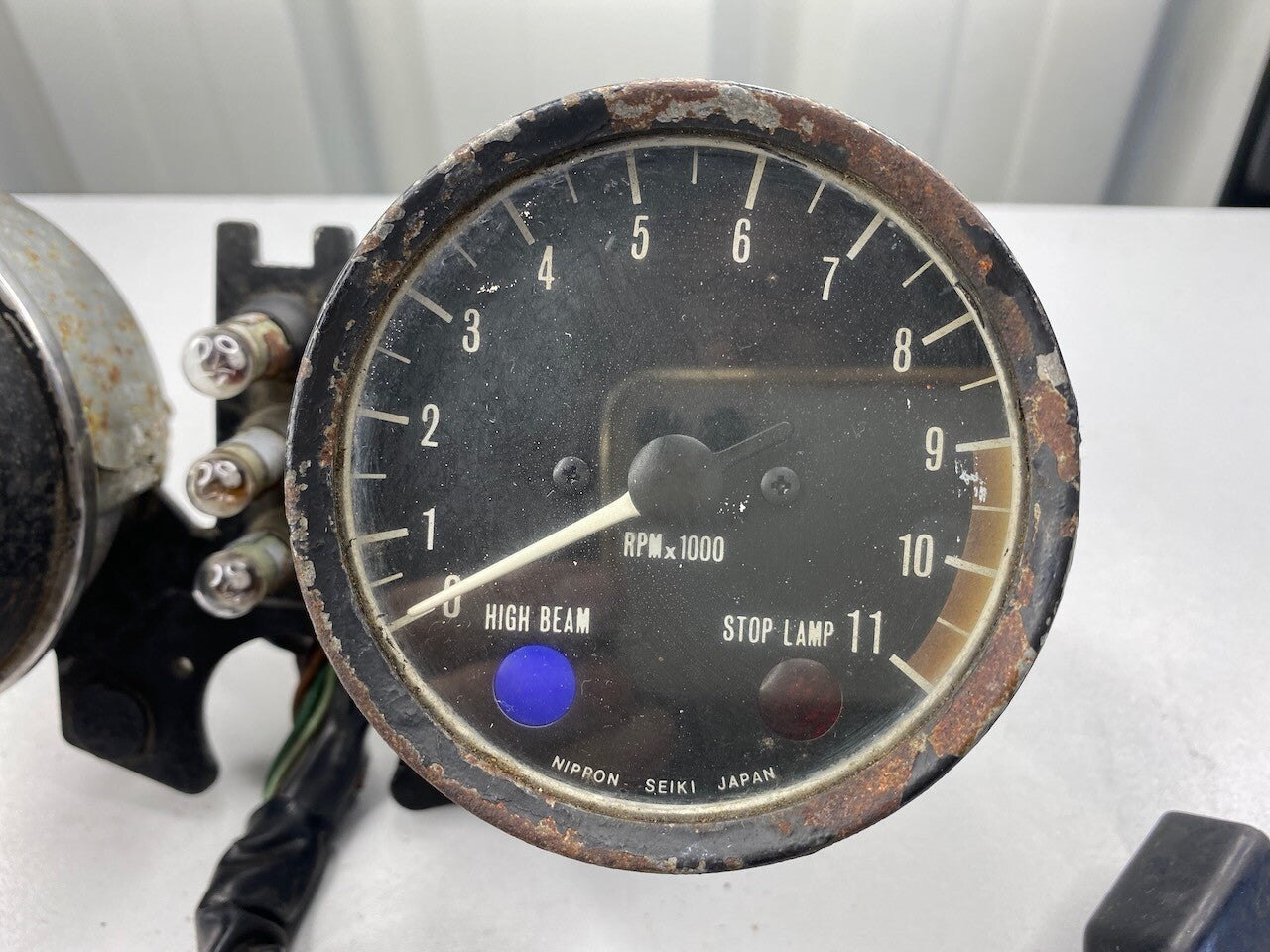Kawasaki KZ440 Z400 KZ400 Dashboard Meters Instruments KMH - Tested