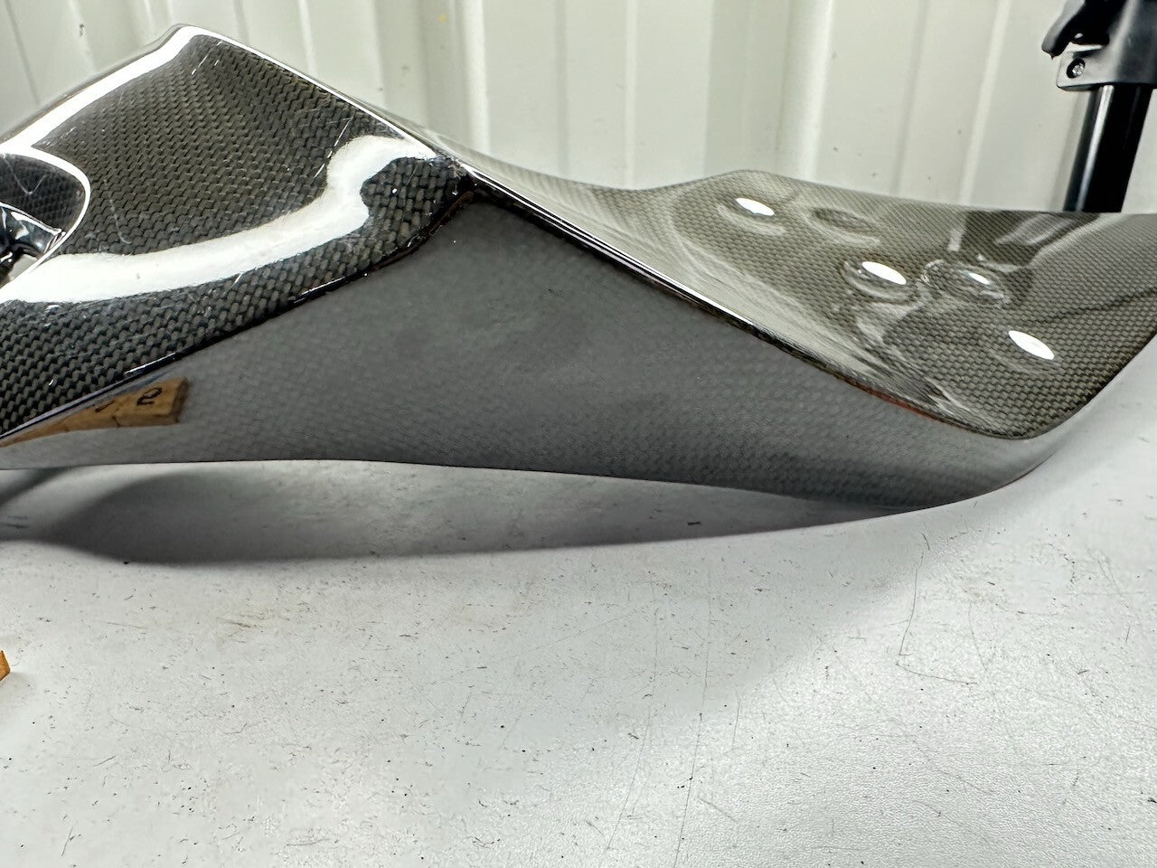 BMW K1300R Carbon Fibre Right Hand Panel & Badge