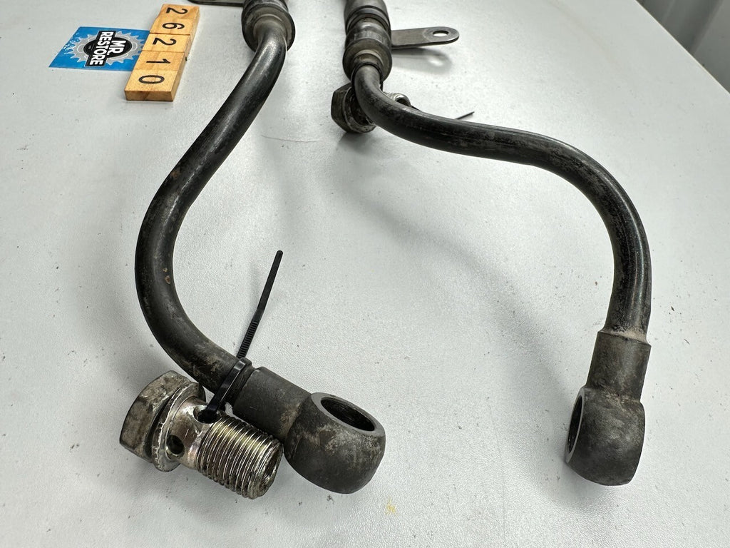Suzuki GSX550 GSX500 Pair of Oil Cooler Hose Line Pipes