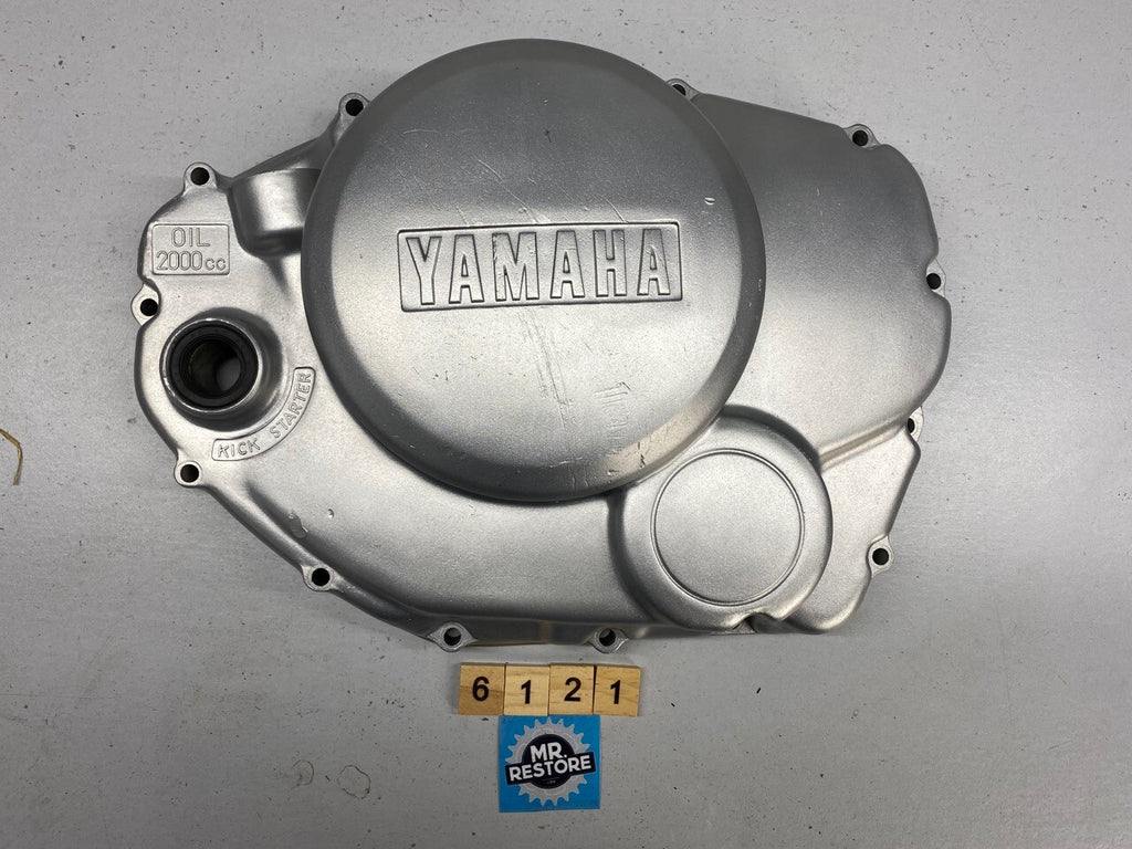 Yamaha XS 400 Side Cover - Vapour Blasted