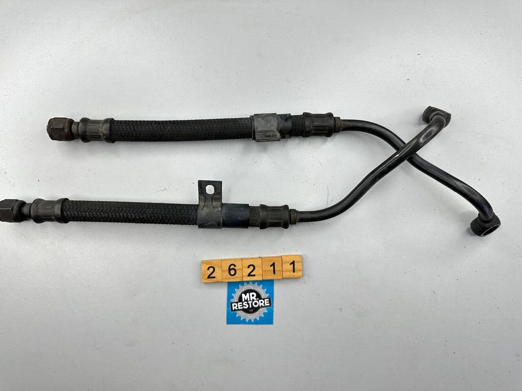 Suzuki GSX550 GSX500 Pair of Oil Cooler Hose Line Pipes