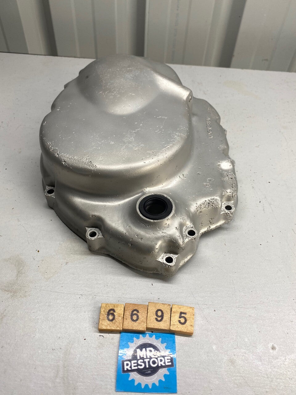Honda XL 175 Magnesium Engine Side Cover - Vapour Blasted - VMX Classic