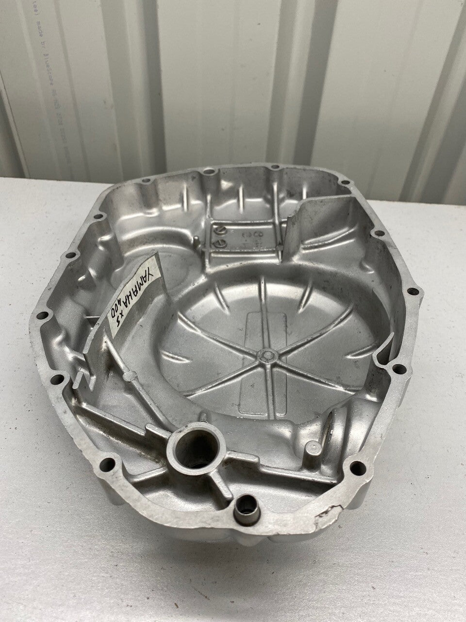Yamaha XS 400 Side Cover - Vapour Blasted