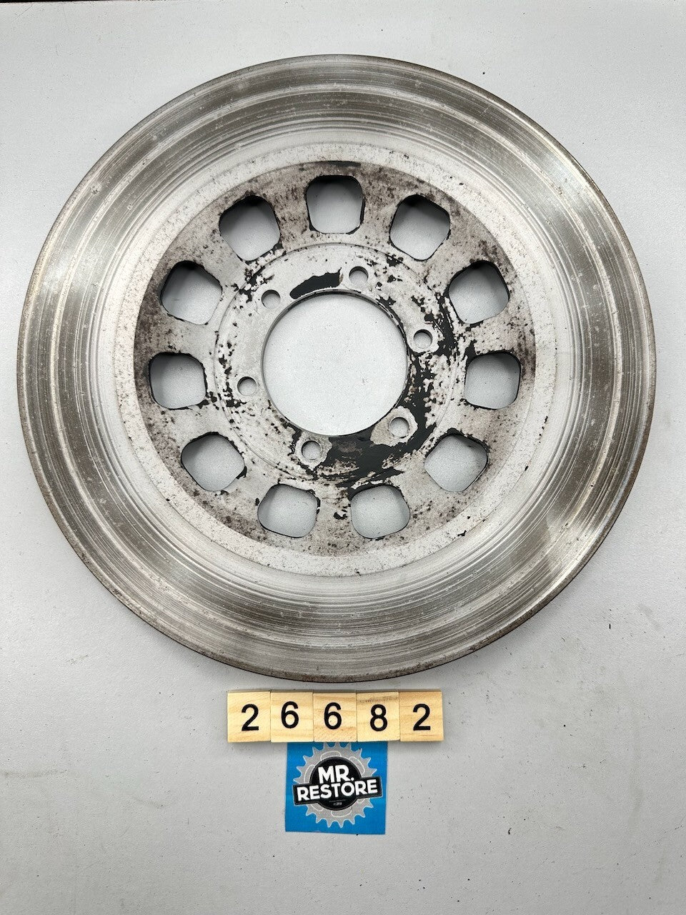Yamaha RD350LC RD250LC RD400F (Front) SR500 1978-79 OEM (Rear) Brake Disc @4.70m